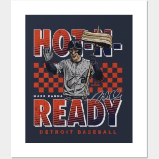 Mark Canha Detroit Hot N Ready Pizza Posters and Art